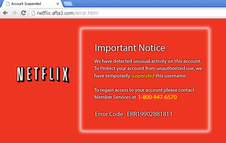 Illustration for article titled New Netflix Phishing Scam Tricks You Into Calling Fake "Tech Support"